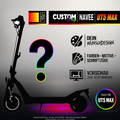 NAVEE UT5 MAX SKIN | CUSTOM – Designvisualisierung mit Licht in der Skinfarbe; Scooter nicht enthalten, Beleuchtung separat erhältlich