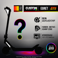 EGRET EY!1 SKIN | CUSTOM – Designvisualisierung mit Licht in der Skinfarbe; Scooter nicht enthalten, Beleuchtung separat erhältlich