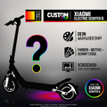 XIAOMI ELECTRIC SCOOTER 6 SKIN | CUSTOM – Designvisualisierung mit Licht in der Skinfarbe; Scooter nicht enthalten, Beleuchtung separat erhältlich