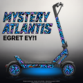 EGRET EY!1 SKIN | MYSTERY ATLANTIS – Designvisualisierung mit Licht in der Skinfarbe; Scooter nicht enthalten, Beleuchtung separat erhältlich