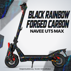 NAVEE UT5 Max BLACK RAINBOW FORGED CARBON. Reifenaufkleber separat erhältlich.