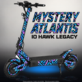 VSETT 10+ SKIN | MYSTERY ATLANTIS – Designvisualisierung im Studio-Look mit Licht in der Skinfarbe; Scooter nicht enthalten, Beleuchtung separat erhältlich