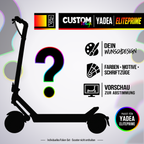 YADEA ELITEPRIME SKIN | CUSTOM – Custom-Wunschdesign mit Scootersilhouette, Farben, Motiven und Schriftzügen