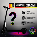XIAOMI M365 / 1S / ESSENTIAL / MI 3 SKIN | CUSTOM – Designvisualisierung mit Licht in der Skinfarbe; Scooter nicht enthalten, Beleuchtung separat erhältlich