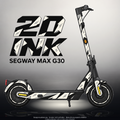 SEGWAY MAX G30 SKIN | 2D INK – Designvisualisierung mit Licht in der Skinfarbe; Scooter nicht enthalten, Beleuchtung separat erhältlich