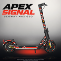 SEGWAY MAX G30 SKIN | APEX SIGNAL – Designvisualisierung mit Licht in der Skinfarbe; Scooter nicht enthalten, Beleuchtung separat erhältlich