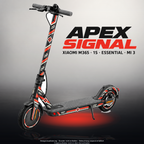 XIAOMI M365 / 1S / ESSENTIAL / MI 3 SKIN | APEX SIGNAL – Designvisualisierung mit Licht in der Skinfarbe; Scooter nicht enthalten, Beleuchtung separat erhältlich