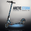 XIAOMI M365 / 1S / ESSENTIAL / MI 3 SKIN | ARCTIC STORM – Designvisualisierung mit Licht in der Skinfarbe; Scooter nicht enthalten, Beleuchtung separat erhältlich