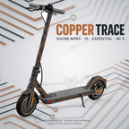 Xiaomi M365 / 1S / Essential / Mi 3 – COPPER TRACE. Designvisualisierung; Reifenaufkleber separat erhältlich.
