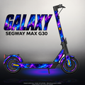 SEGWAY MAX G30 SKIN | GALAXY – Designvisualisierung mit Licht in der Skinfarbe; Scooter nicht enthalten, Beleuchtung separat erhältlich