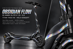 IO HAWK ELITE X 1.0 / 2.0 SKIN | OBSIDIAN FLOW – Holo-Effekt simuliert; +24,99 EUR Aufpreis. Digitale Materialsimulation, keine physische Druckprobe. Nur Body-Skin; Scooter und Felgenaufkleber nicht enthalten.