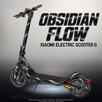 XIAOMI ELECTRIC SCOOTER 6 SKIN | OBSIDIAN FLOW – Designvisualisierung mit Licht in der Skinfarbe; Scooter nicht enthalten, Beleuchtung separat erhältlich