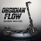 SEGWAY MAX G30 SKIN | OBSIDIAN FLOW – Designvisualisierung mit Licht in der Skinfarbe; Scooter nicht enthalten, Beleuchtung separat erhältlich