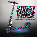 XIAOMI M365 / 1S / ESSENTIAL / MI 3 SKIN | STREET VIBES – Designvisualisierung mit Licht in der Skinfarbe; Scooter nicht enthalten, Beleuchtung separat erhältlich