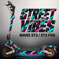 NAVEE ST3 / ST3 PRO SKIN | STREET VIBES – Designvisualisierung mit Licht in der Skinfarbe; Scooter nicht enthalten, Beleuchtung separat erhältlich