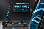 KUKIRIN G2 PRO SKIN | TIDAL SHIFT – Holo-Effekt simuliert; +24,99 EUR Aufpreis. Digitale Materialsimulation, keine physische Druckprobe. Nur Body-Skin; Trittbrett und Felgenaufkleber separat; Scooter nicht enthalten.
