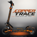 KUKIRIN G2 PRO SKIN | COPPER TRACE – Designvisualisierung mit Licht in der Skinfarbe; Scooter nicht enthalten, Beleuchtung separat erhältlich