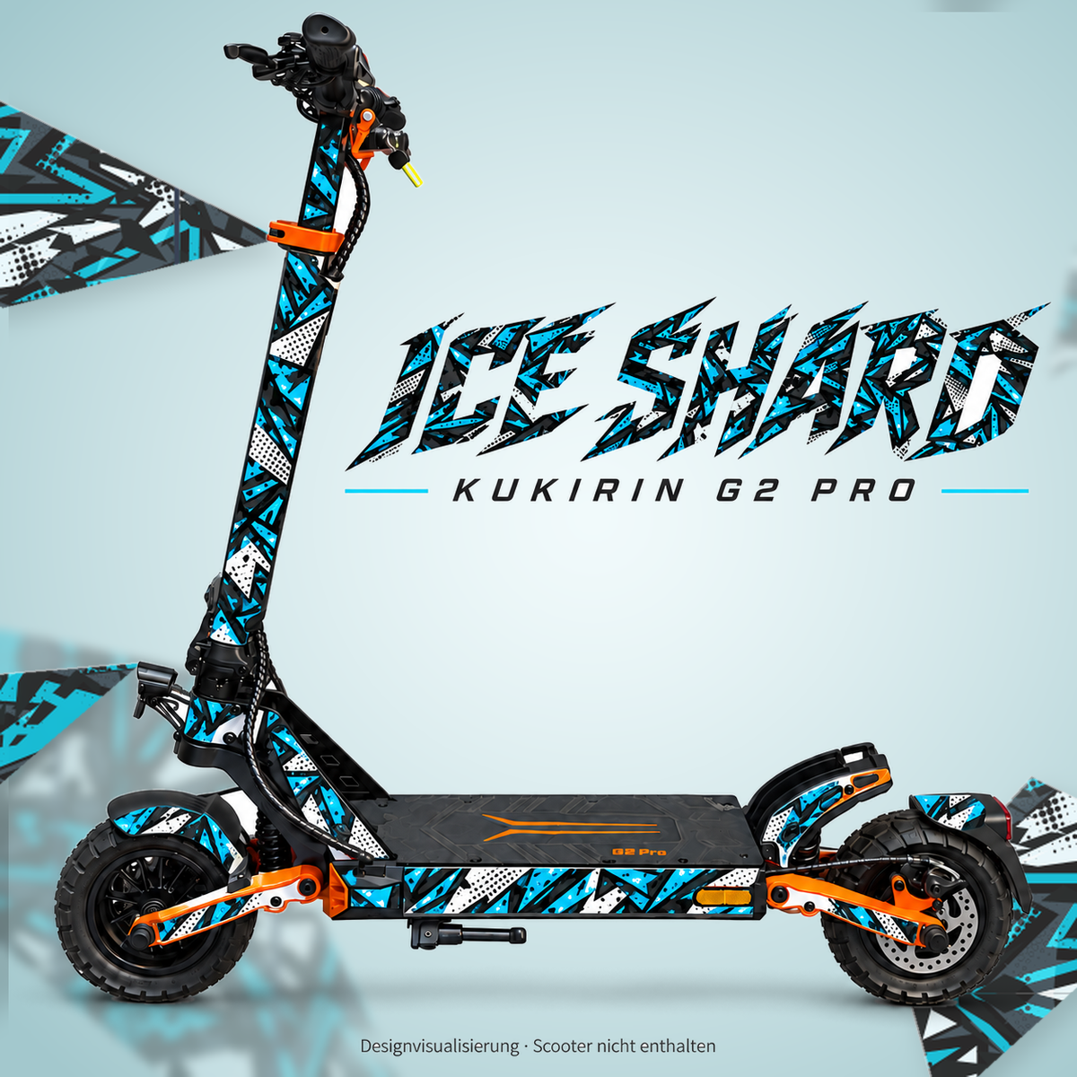 Kukirin G2 Pro Skin – ICE SHARD