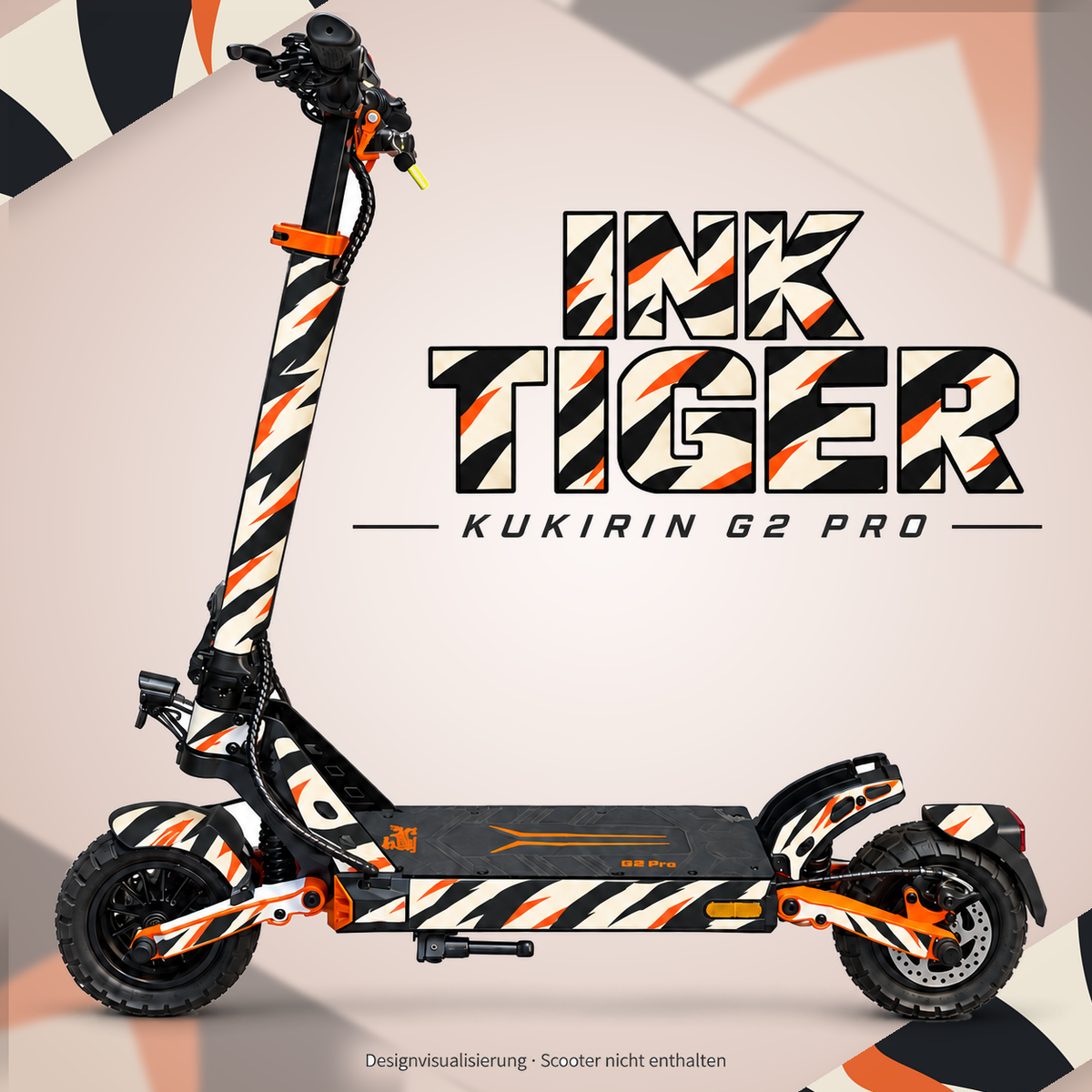 Kukirin G2 Pro Skin – INK TIGER