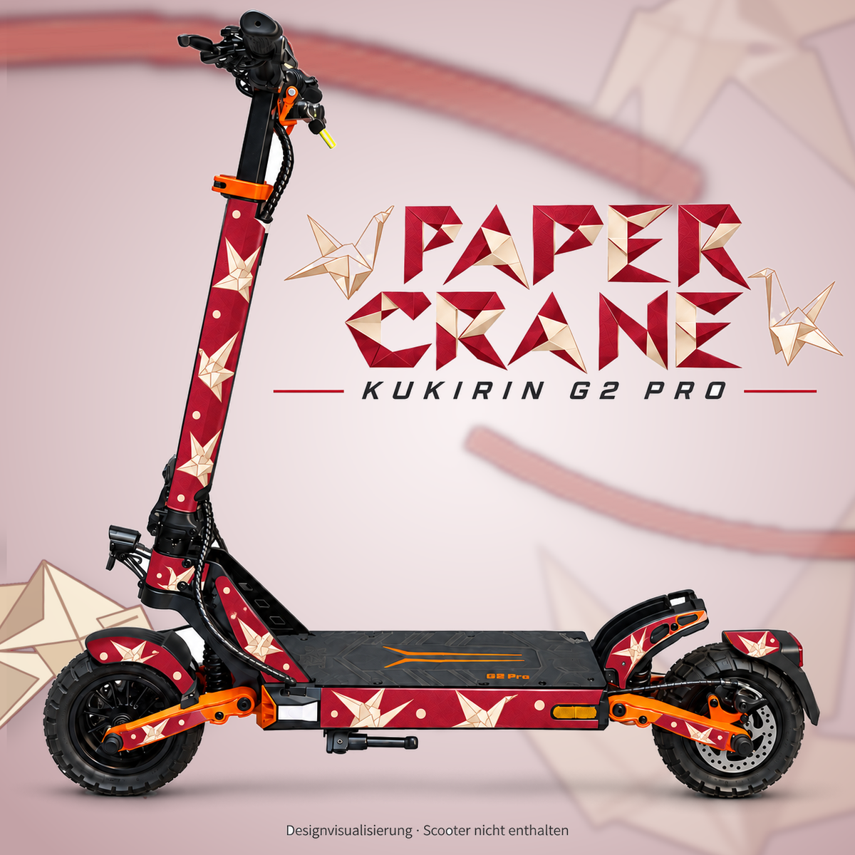 Kukirin G2 Pro Skin – PAPER CRANE