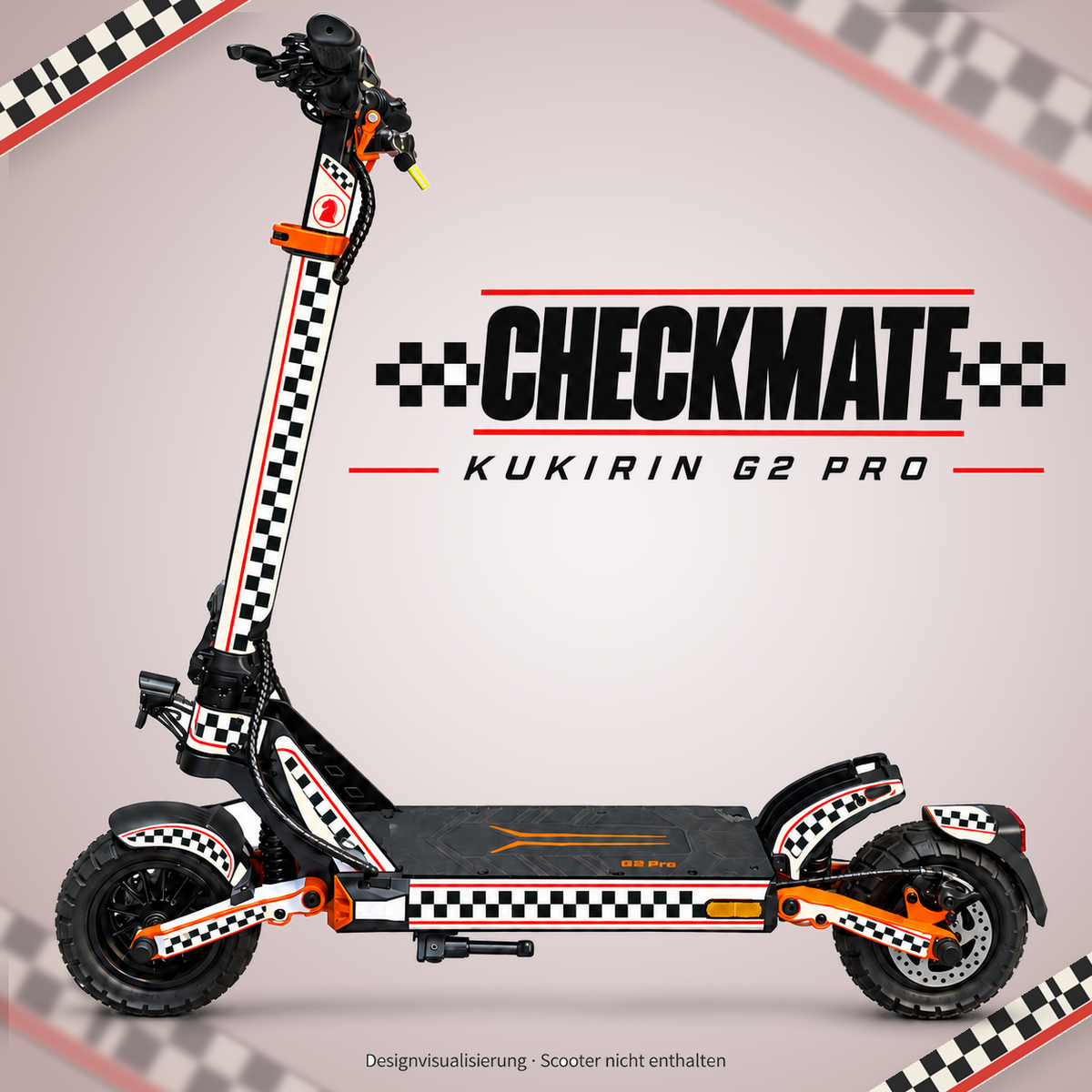 Kukirin G2 Pro Skin – CHECKMATE