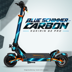 Kukirin G2 Pro Skin – BLUE SCHIMMER CARBON