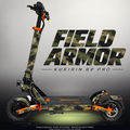 KUKIRIN G2 PRO SKIN | FIELD ARMOR – Designvisualisierung mit Licht in der Skinfarbe; Scooter nicht enthalten, Beleuchtung separat erhältlich