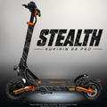 KUKIRIN G2 PRO SKIN | STEALTH – Designvisualisierung mit Licht in der Skinfarbe; Scooter nicht enthalten, Beleuchtung separat erhältlich