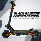 Kukirin G2 Pro Skin – BLACK RAINBOW FORGED CARBON