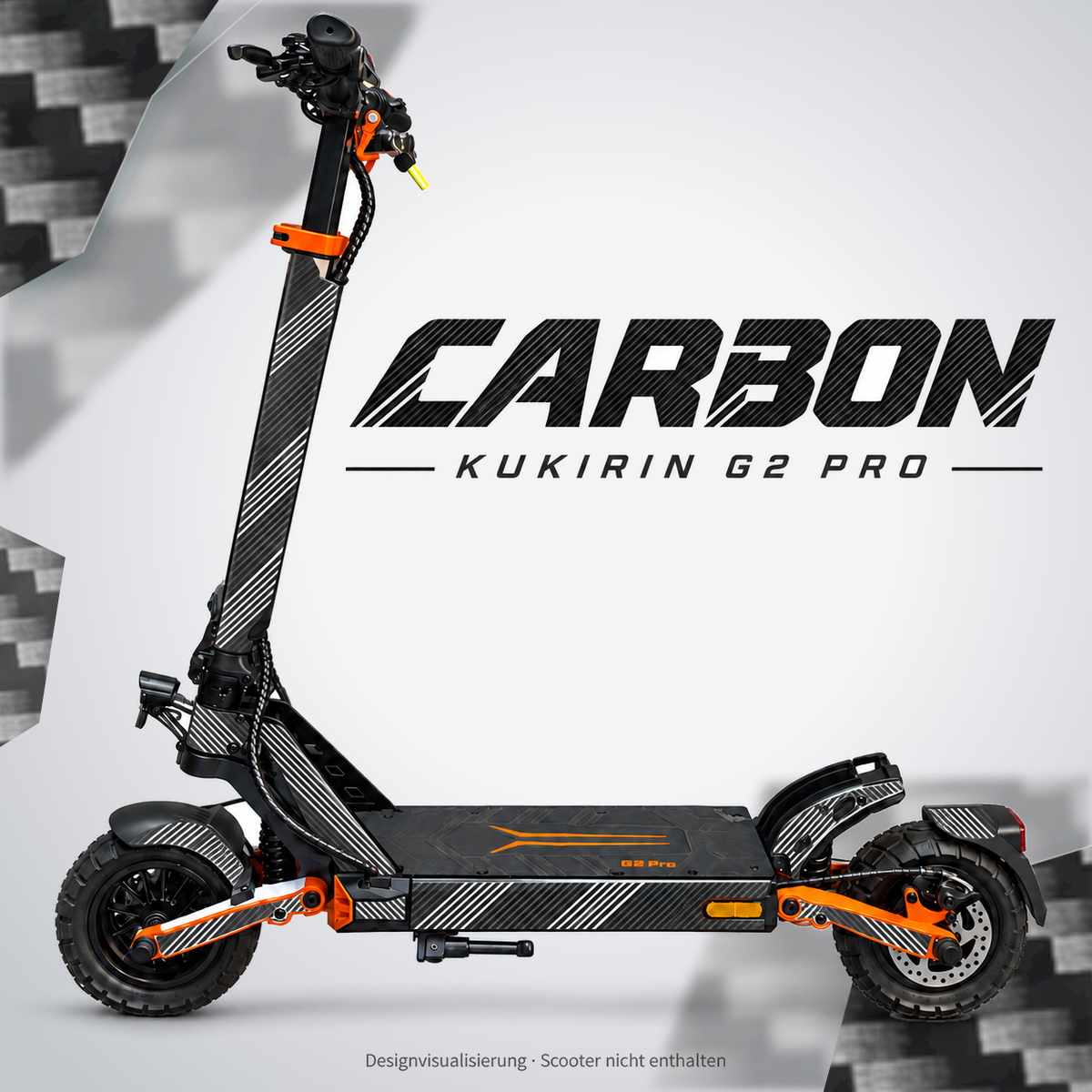 Kukirin G2 Pro Skin – CARBON