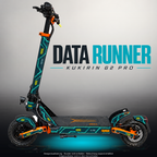 KUKIRIN G2 PRO SKIN | DATA RUNNER – Designvisualisierung mit Licht in der Skinfarbe; Scooter nicht enthalten, Beleuchtung separat erhältlich