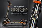 KUKIRIN G2 PRO SKIN | DECO NOIR – Holo-Effekt simuliert; +24,99 EUR Aufpreis. Digitale Materialsimulation, keine physische Druckprobe. Nur Body-Skin; Scooter und Felgenaufkleber nicht enthalten.