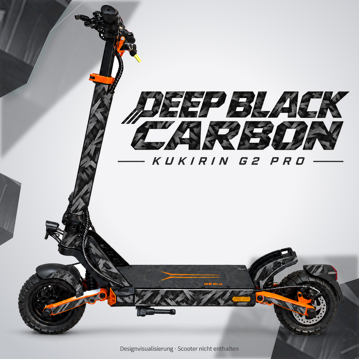 Kukirin G2 Pro Skin – DEEP BLACK CARBON