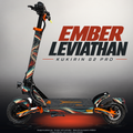 KUKIRIN G2 PRO SKIN | EMBER LEVIATHAN – Designvisualisierung mit Licht in der Skinfarbe; Scooter nicht enthalten, Beleuchtung separat erhältlich