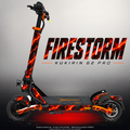 KUKIRIN G2 PRO SKIN | FIRESTORM – Designvisualisierung mit Licht in der Skinfarbe; Scooter nicht enthalten, Beleuchtung separat erhältlich