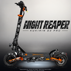 KUKIRIN G2 PRO SKIN | NIGHT REAPER – Designvisualisierung mit Licht in der Skinfarbe; Scooter nicht enthalten, Beleuchtung separat erhältlich