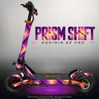 KUKIRIN G2 PRO SKIN | PRISM SHIFT – Designvisualisierung mit Licht in der Skinfarbe; Scooter nicht enthalten, Beleuchtung separat erhältlich