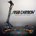 KUKIRIN G2 PRO SKIN | RGB CARBON – Designvisualisierung mit Licht in der Skinfarbe; Scooter nicht enthalten, Beleuchtung separat erhältlich