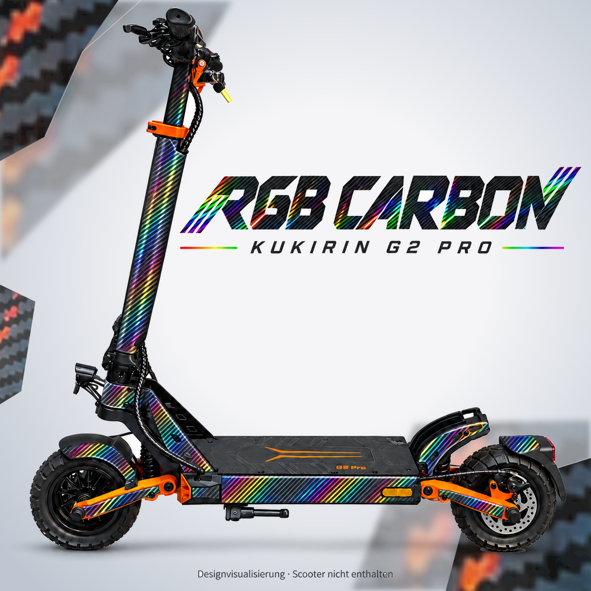 Kukirin G2 Pro Skin – RGB CARBON