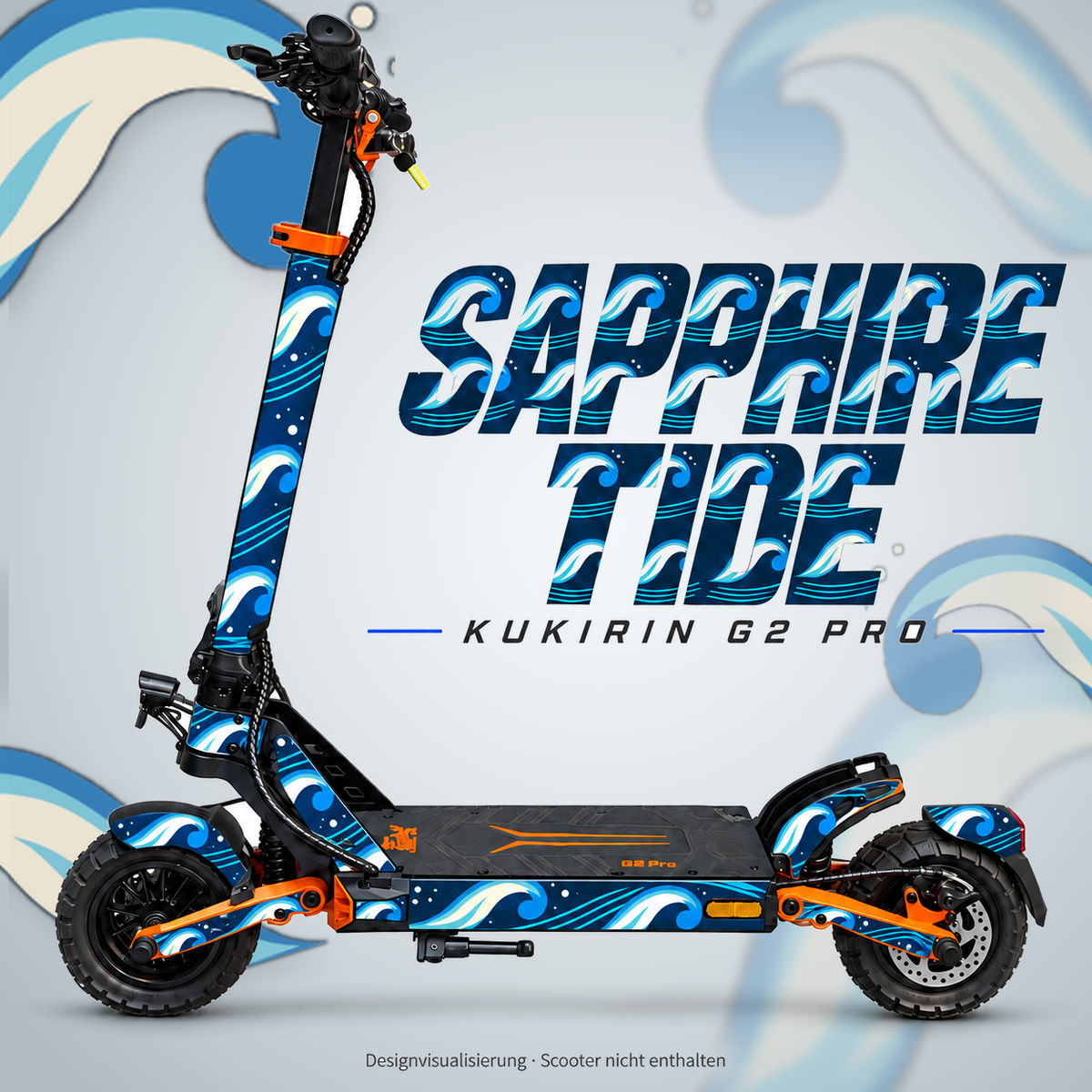 Kukirin G2 Pro Skin – SAPPHIRE TIDE