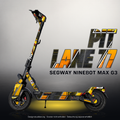 SEGWAY NINEBOT G3 / G3 D / G3 E SKIN | PIT LANE 77 – Designvisualisierung mit Licht in der Skinfarbe; Scooter nicht enthalten, Beleuchtung separat erhältlich