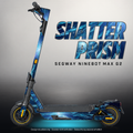 SEGWAY NINEBOT G2 MAX SKIN | SHATTER PRISM – Designvisualisierung mit Licht in der Skinfarbe; Scooter nicht enthalten, Beleuchtung separat erhältlich