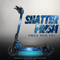 VMAX NEW VX4 SKIN | SHATTER PRISM – Designvisualisierung mit Licht in der Skinfarbe; Scooter nicht enthalten, Beleuchtung separat erhältlich