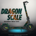 SEGWAY MAX G30 SKIN | DRAGON SCALE – Designvisualisierung mit Licht in der Skinfarbe; Scooter nicht enthalten, Beleuchtung separat erhältlich