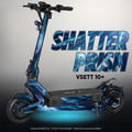 VSETT 10+ SKIN | SHATTER PRISM – Designvisualisierung mit Licht in der Skinfarbe; Scooter nicht enthalten, Beleuchtung separat erhältlich