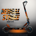 EGRET EY!1 SKIN | BENGAL STRIKE – Designvisualisierung mit Licht in der Skinfarbe; Scooter nicht enthalten, Beleuchtung separat erhältlich