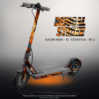 XIAOMI M365 / 1S / ESSENTIAL / MI 3 SKIN | BENGAL STRIKE – Designvisualisierung mit Licht in der Skinfarbe; Scooter nicht enthalten, Beleuchtung separat erhältlich