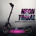 SEGWAY NINEBOT G3 / G3 D / G3 E SKIN | NEON TRIBAL – Designvisualisierung mit Licht in der Skinfarbe; Scooter nicht enthalten, Beleuchtung separat erhältlich