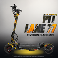 TEVERUN BLADE MINI / PRO / ULTRA SKIN | PIT LANE 77 – Designvisualisierung mit Licht in der Skinfarbe; Scooter nicht enthalten, Beleuchtung separat erhältlich