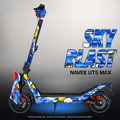 NAVEE UT5 MAX SKIN | SKY BLAST – Designvisualisierung mit Licht in der Skinfarbe; Scooter nicht enthalten, Beleuchtung separat erhältlich